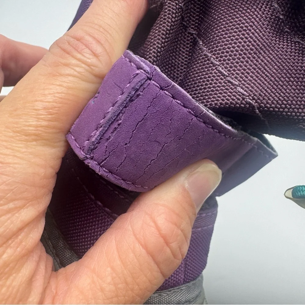 Columbia Powderbug Plus II Toddler Snow Boots Purple Gray Size 4 Winter Boot